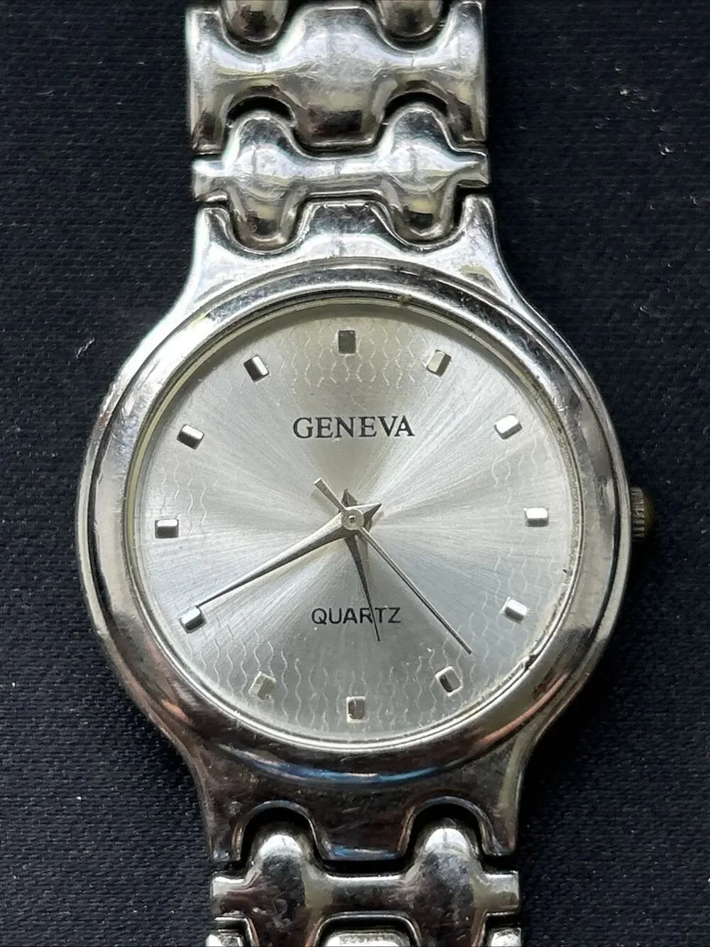 Geneva Silver Tone Women’s Quartz Watch